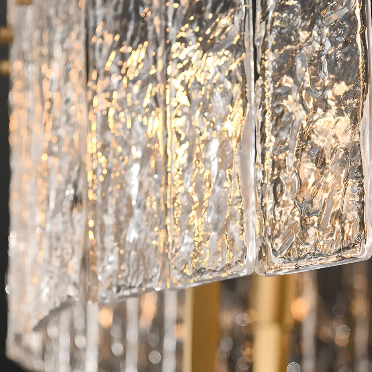 Modern Round Brass Crystal Chandeliers for Living Room