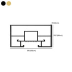 Multi-Shelf Metal Wall-Mounted Wine Bottle & Glass Rack