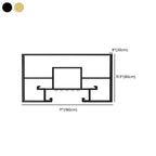 Multi-Shelf Metal Wall-Mounted Wine Bottle & Glass Rack