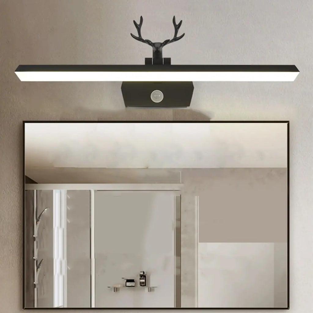 Black LED Wall-Mounted Vanity Lights with Sleek Design