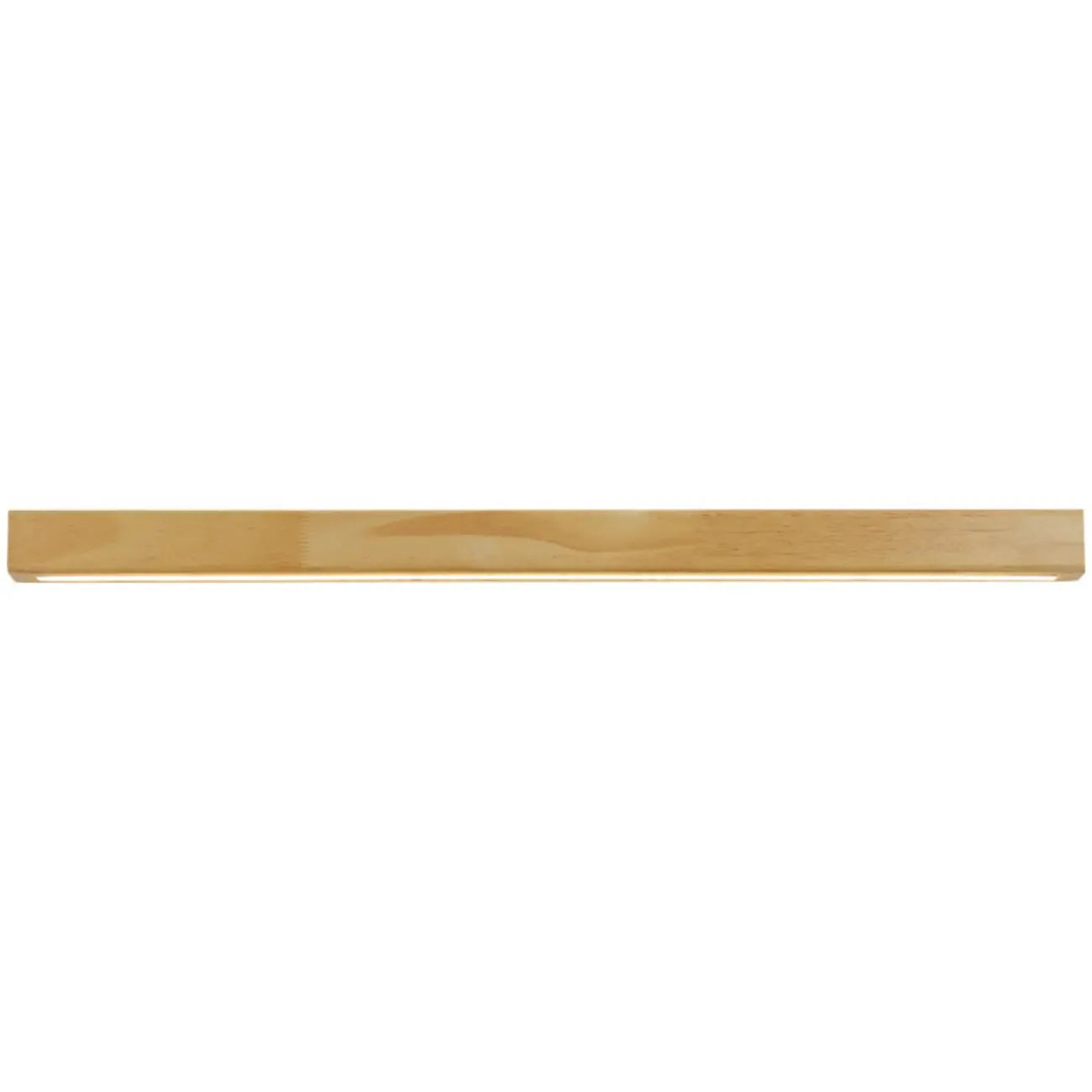 Modern Linear Wood LED Vanity Lights with Dual Shade