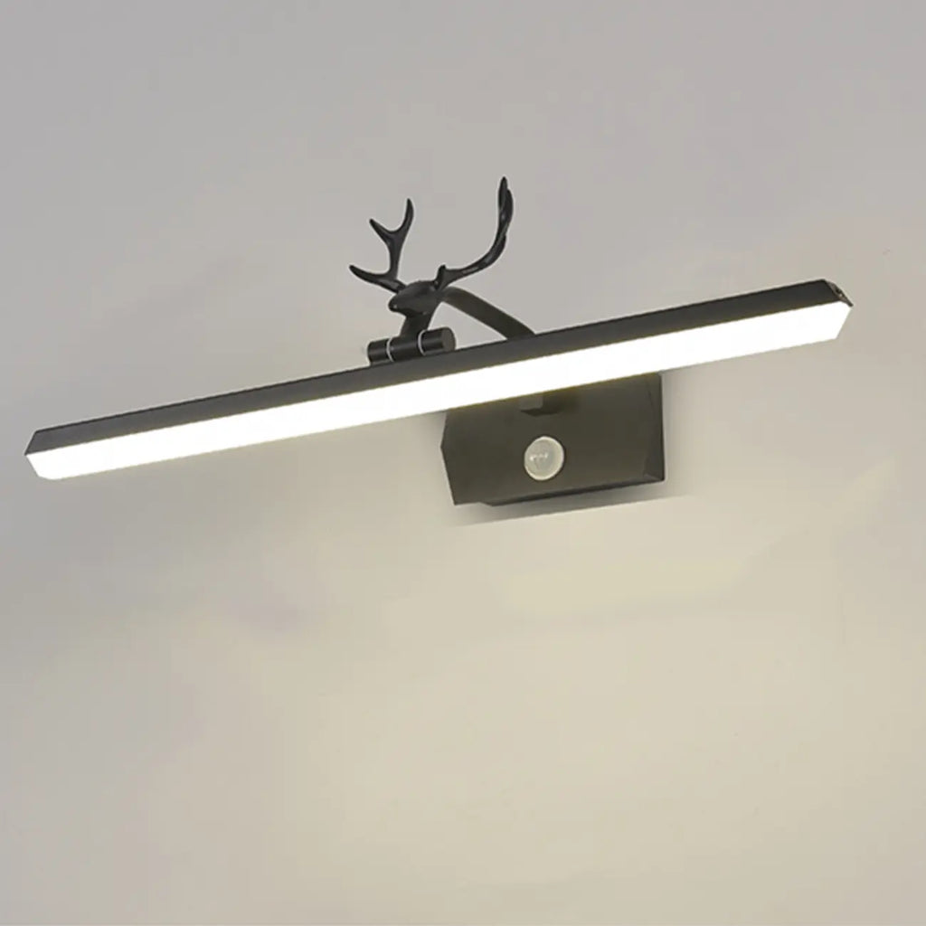 Black LED Wall-Mounted Vanity Lights with Sleek Design
