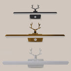 Black LED Wall-Mounted Vanity Lights with Sleek Design