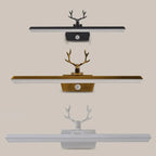 Black LED Wall-Mounted Vanity Lights with Sleek Design