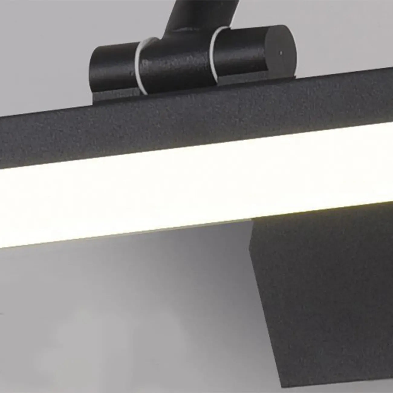 Black LED Wall-Mounted Vanity Lights with Sleek Design