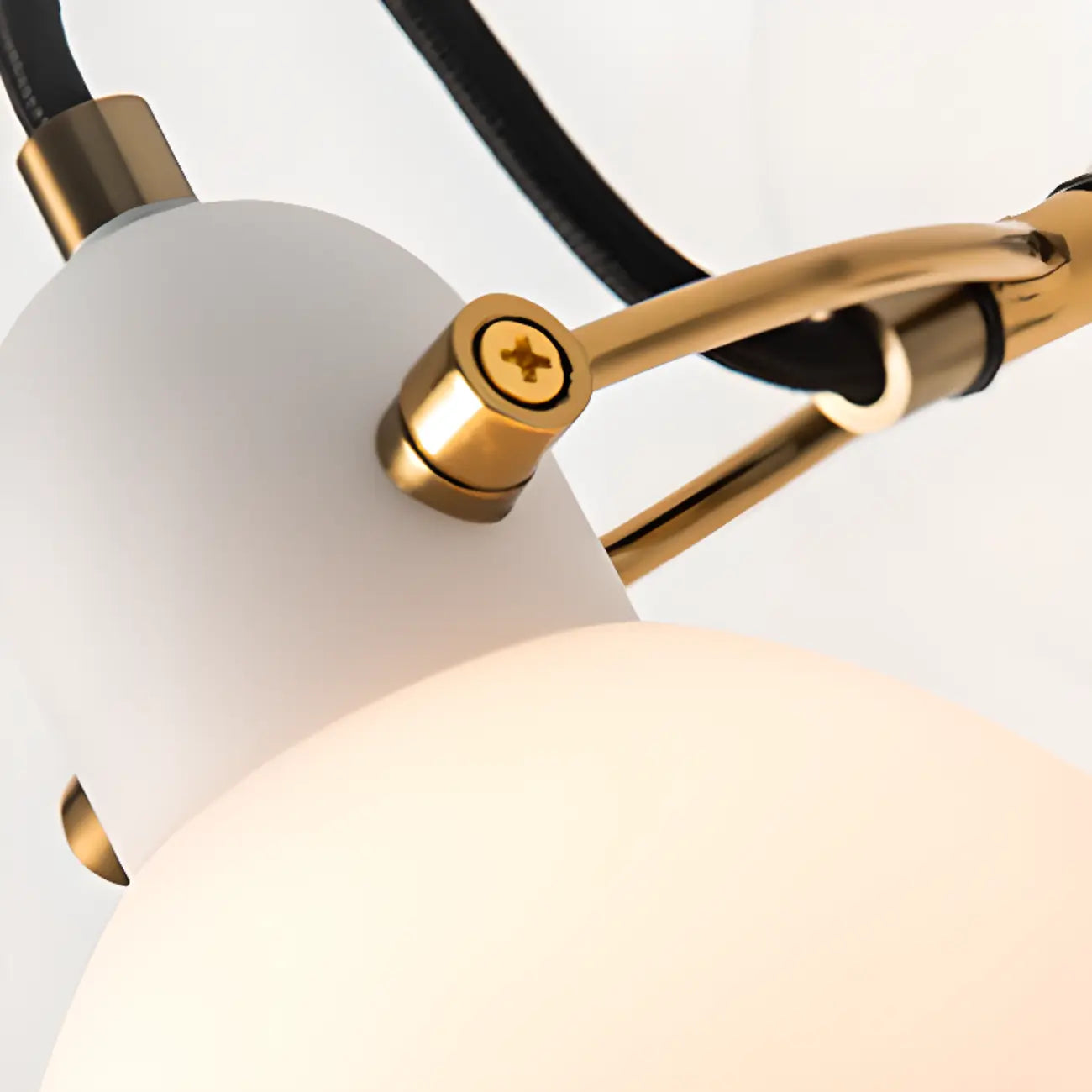 1-light Glass Dome Hemisphere Vanity Light for Bathroom