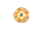 Modern Elegant Glass LED Vanity Light with Flower Design