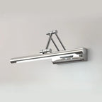 Modern Silver Stretchable Bathroom Vanity Light White Light LED
