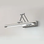Modern Silver Stretchable Bathroom Vanity Light White Light LED