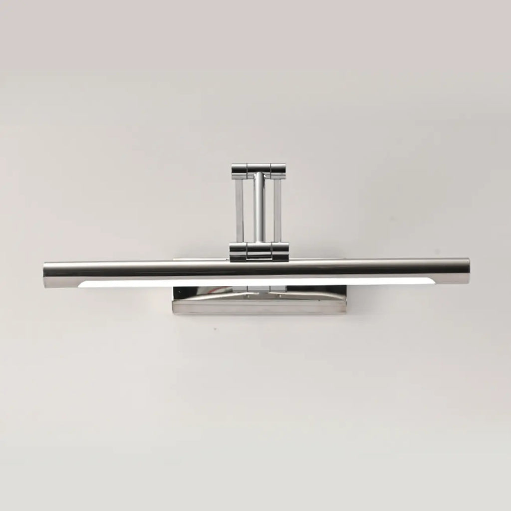 Modern Silver Stretchable Bathroom Vanity Light White Light LED
