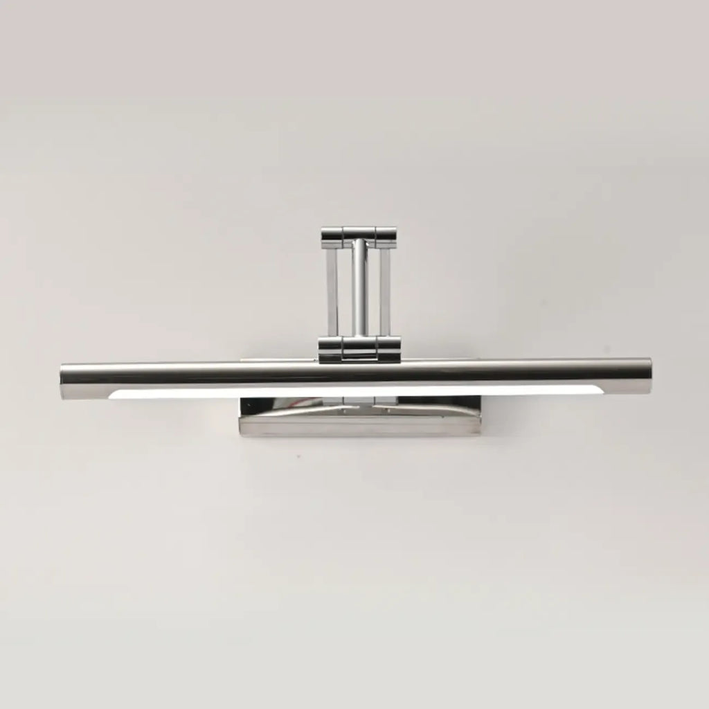 Modern Silver Stretchable Bathroom Vanity Light White Light LED