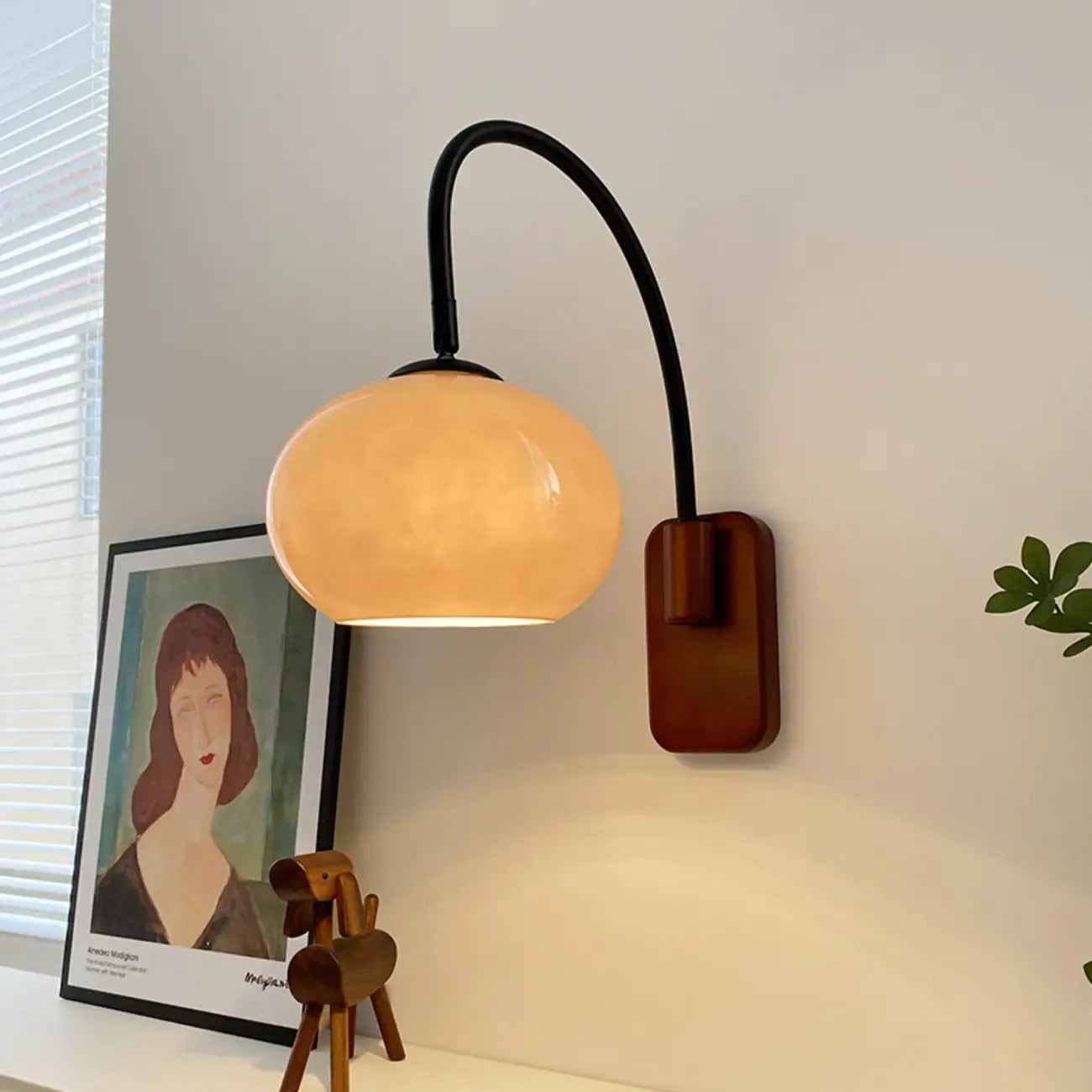 Mini Vintage Drum Swing Arm Wall Light for Living Room