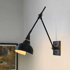 26'' Adjustable Swing Arm Wall Light Fixture for Bedside Reading