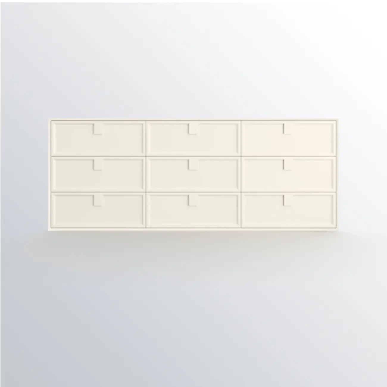 Modern White Bedroom Accent Cabinet with Multi-Size Options