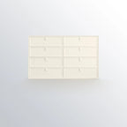 Modern White Bedroom Accent Cabinet with Multi-Size Options