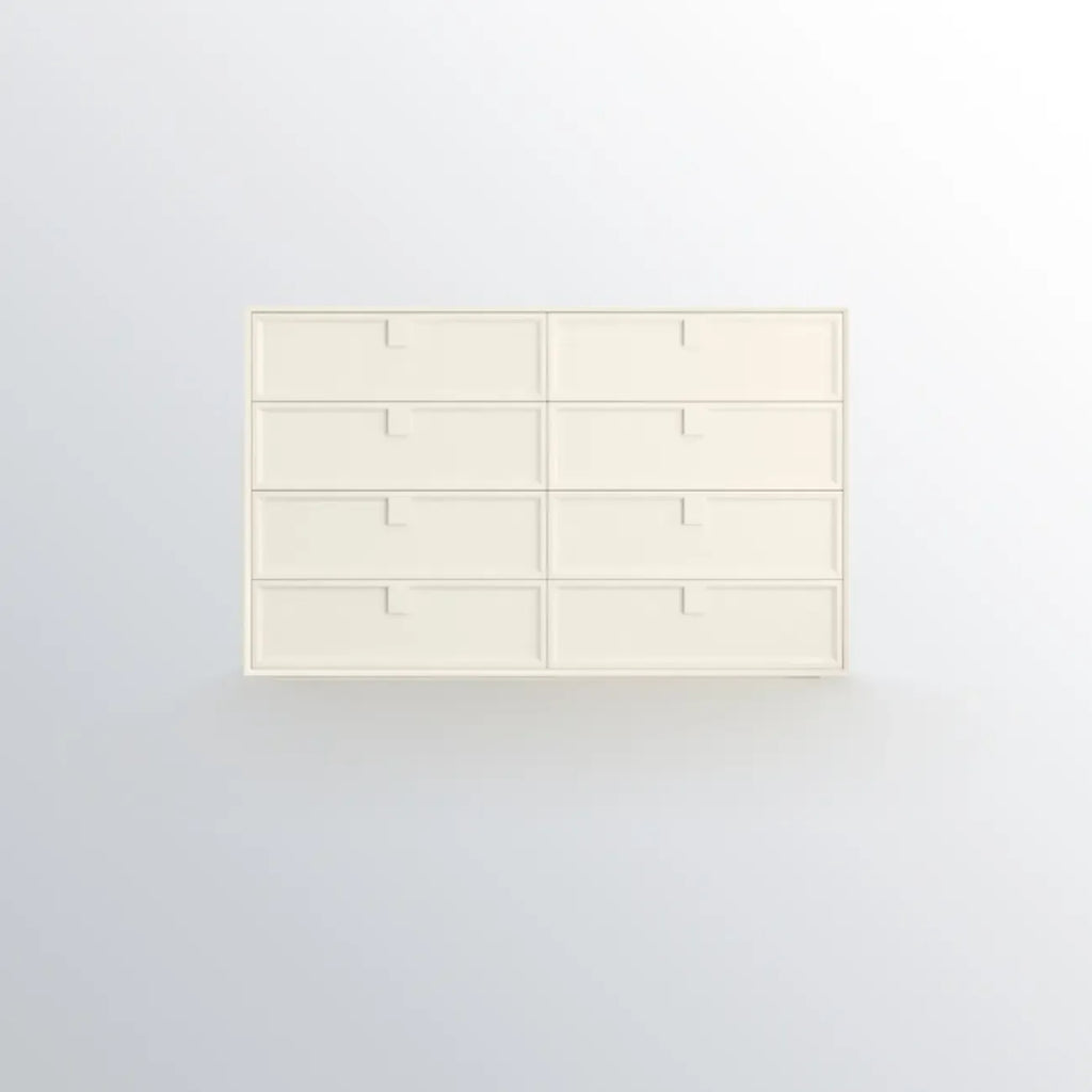 Modern White Bedroom Accent Cabinet with Multi-Size Options