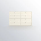 Modern White Bedroom Accent Cabinet with Multi-Size Options