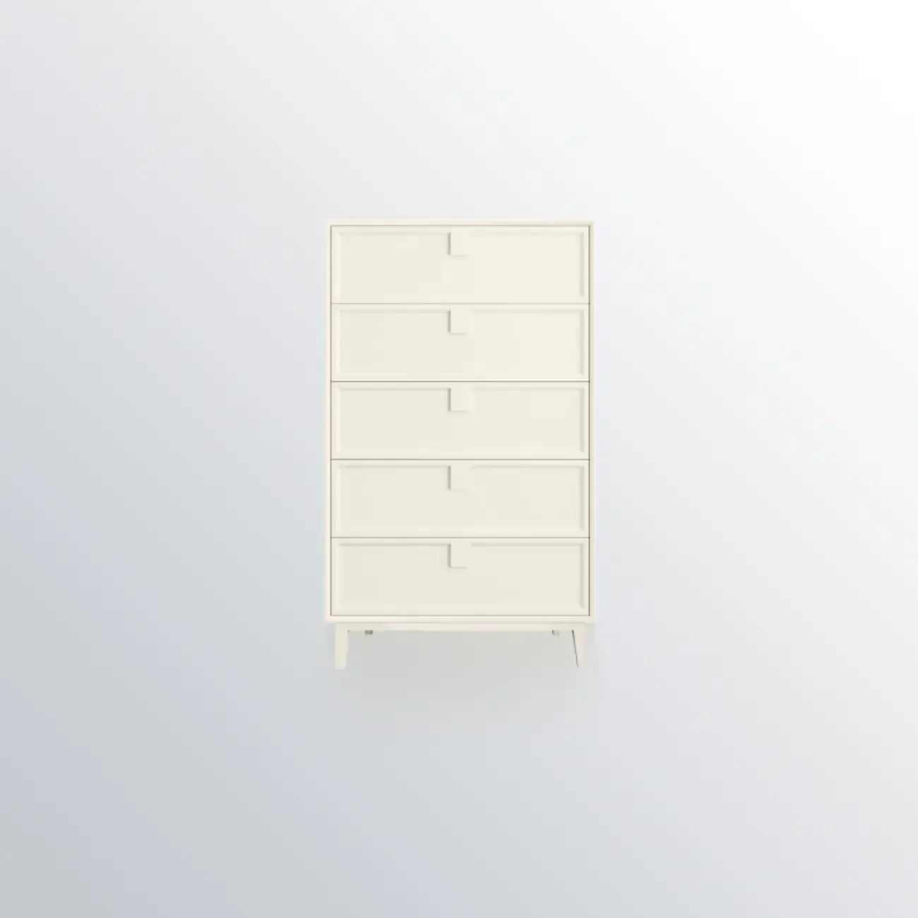 Modern White Bedroom Accent Cabinet with Multi-Size Options