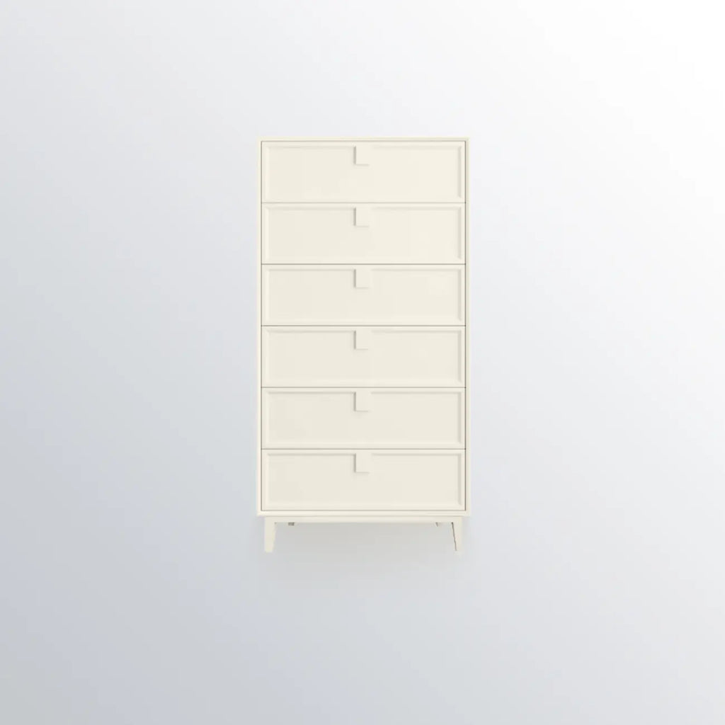 Modern White Bedroom Accent Cabinet with Multi-Size Options