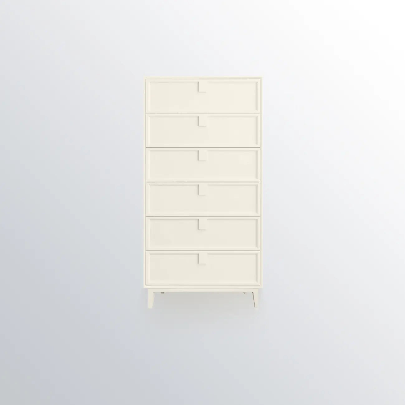Modern White Bedroom Accent Cabinet with Multi-Size Options