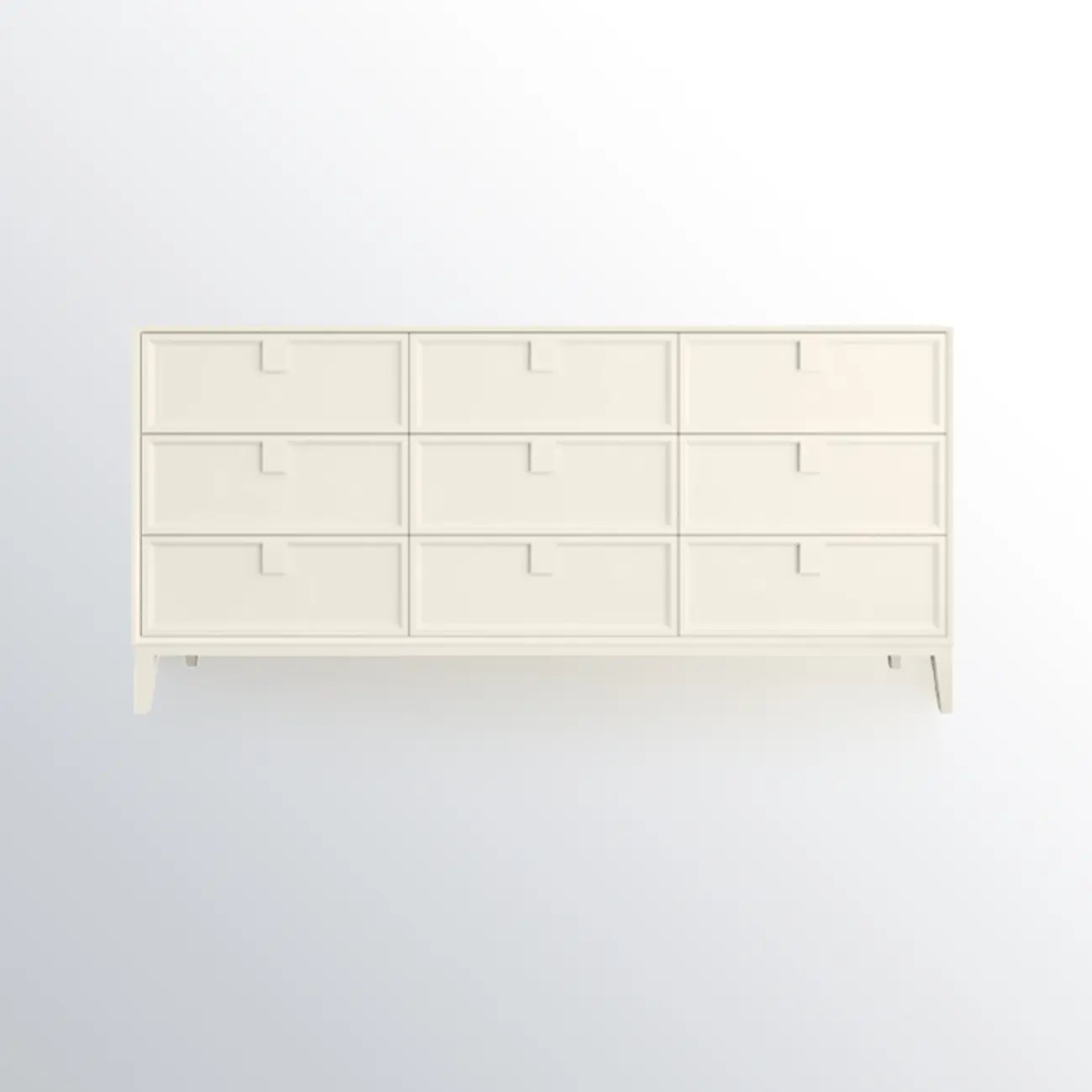 Modern White Bedroom Accent Cabinet with Multi-Size Options