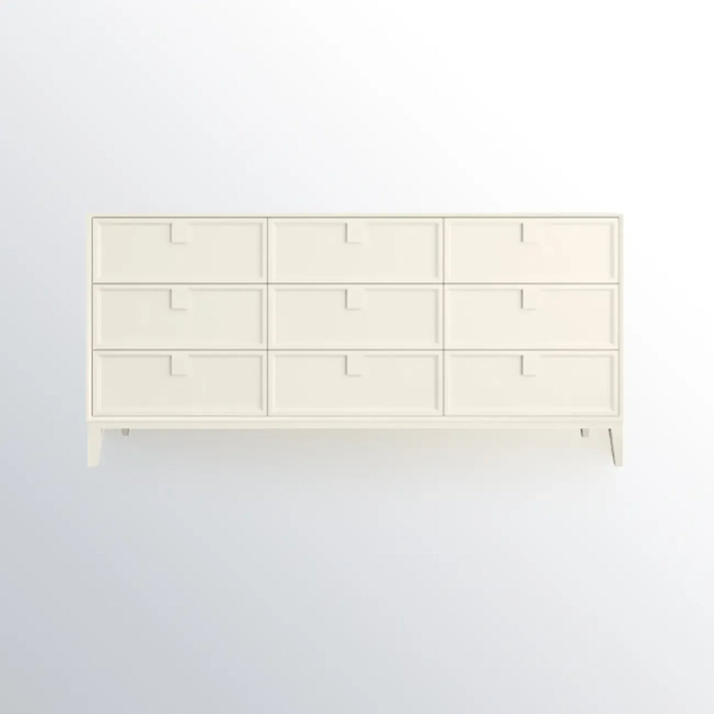 Modern White Bedroom Accent Cabinet with Multi-Size Options