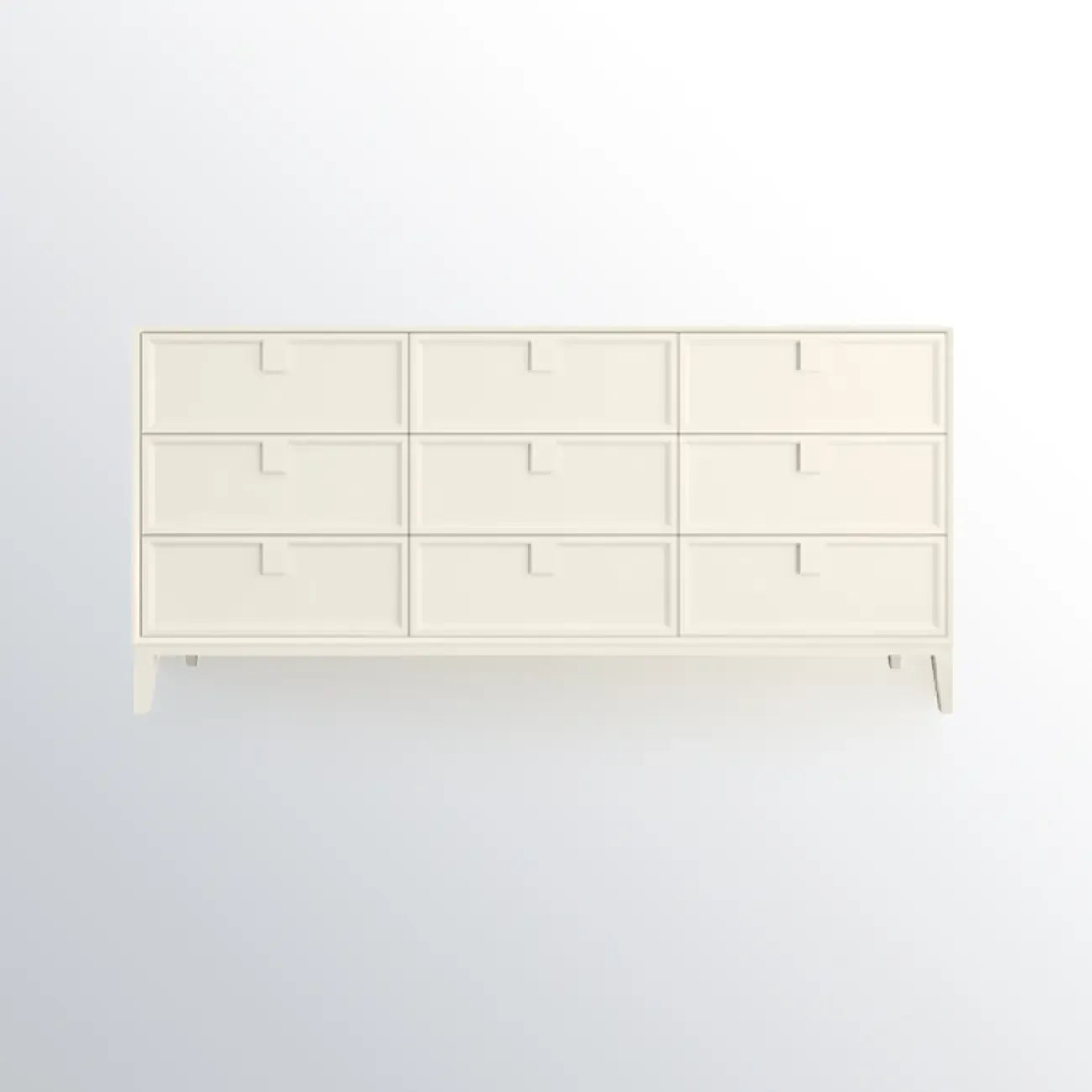 Modern White Bedroom Accent Cabinet with Multi-Size Options