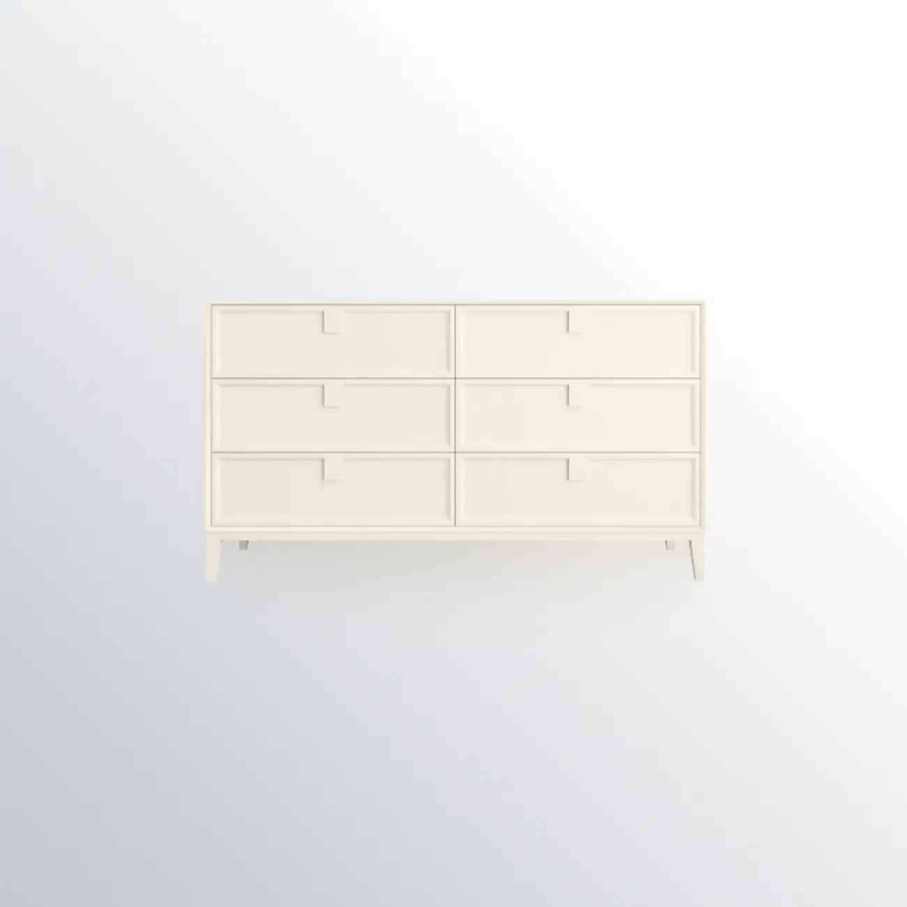 Modern White Bedroom Accent Cabinet with Multi-Size Options