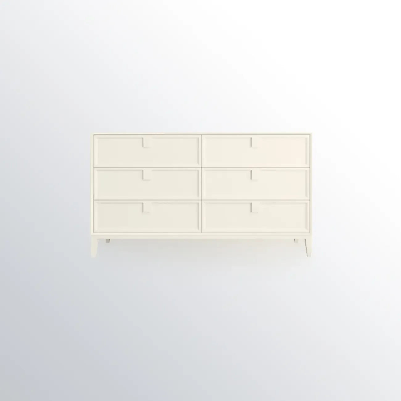 Modern White Bedroom Accent Cabinet with Multi-Size Options