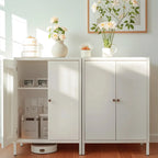 3/4 Shelves Wooden Storage Cabinet with Standard Length