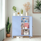 3/4 Shelves Wooden Storage Cabinet with Standard Length