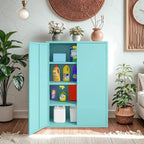 3/4 Shelves Wooden Storage Cabinet with Standard Length