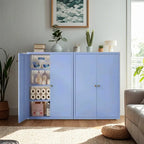 3/4 Shelves Wooden Storage Cabinet with Standard Length