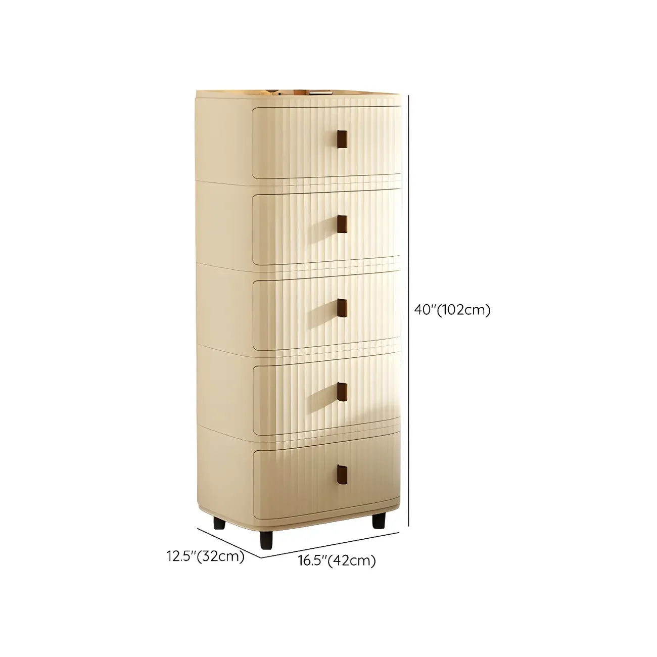 Modern Black And White Grid Top Nightstands with Drawers