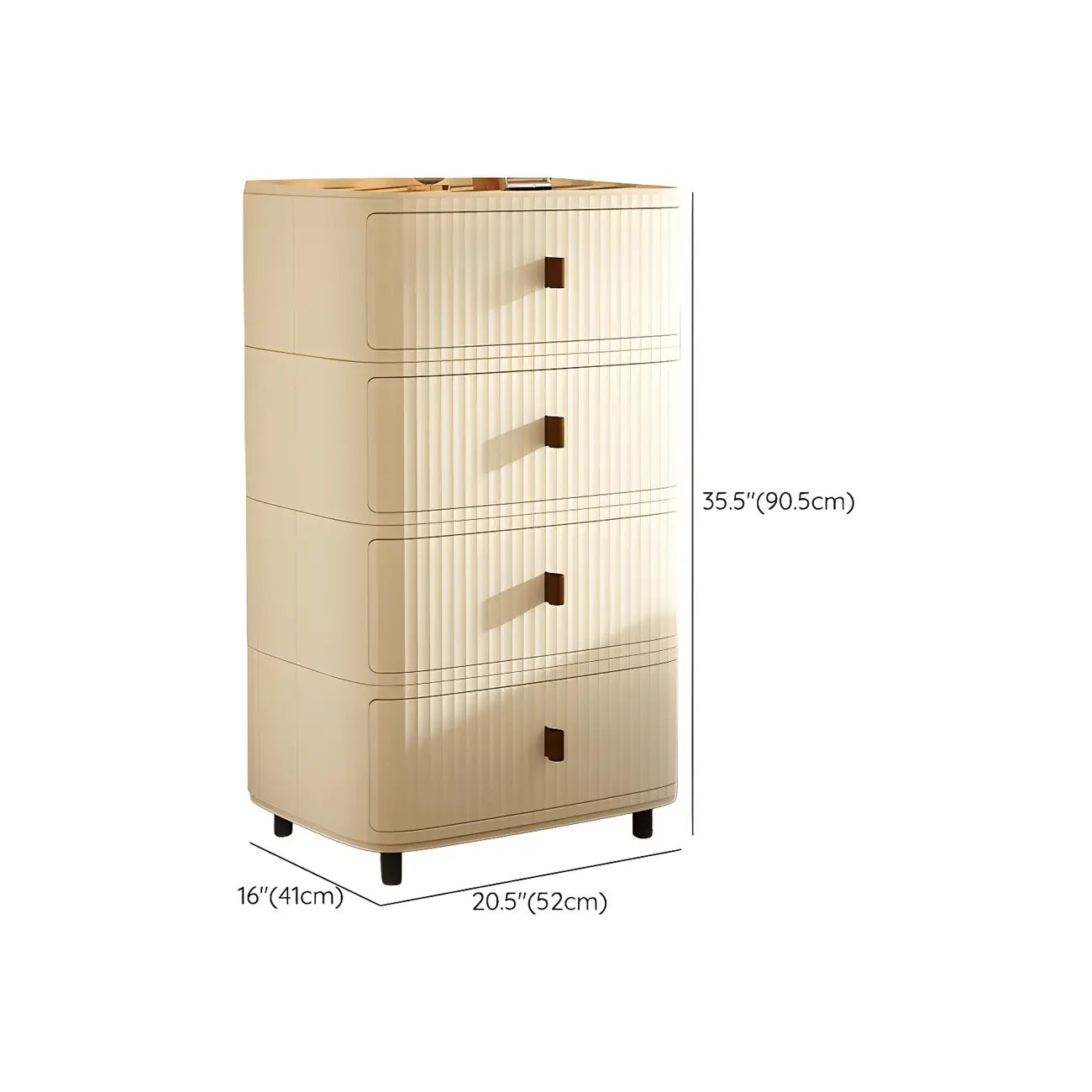 Modern Black And White Grid Top Nightstands with Drawers