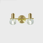 3-Light Modern Gold Crystal Vanity Light for Bathroom