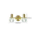 3-Light Modern Gold Crystal Vanity Light for Bathroom