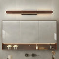 Modish Walnut Oval Acrylic LED Vanity Light