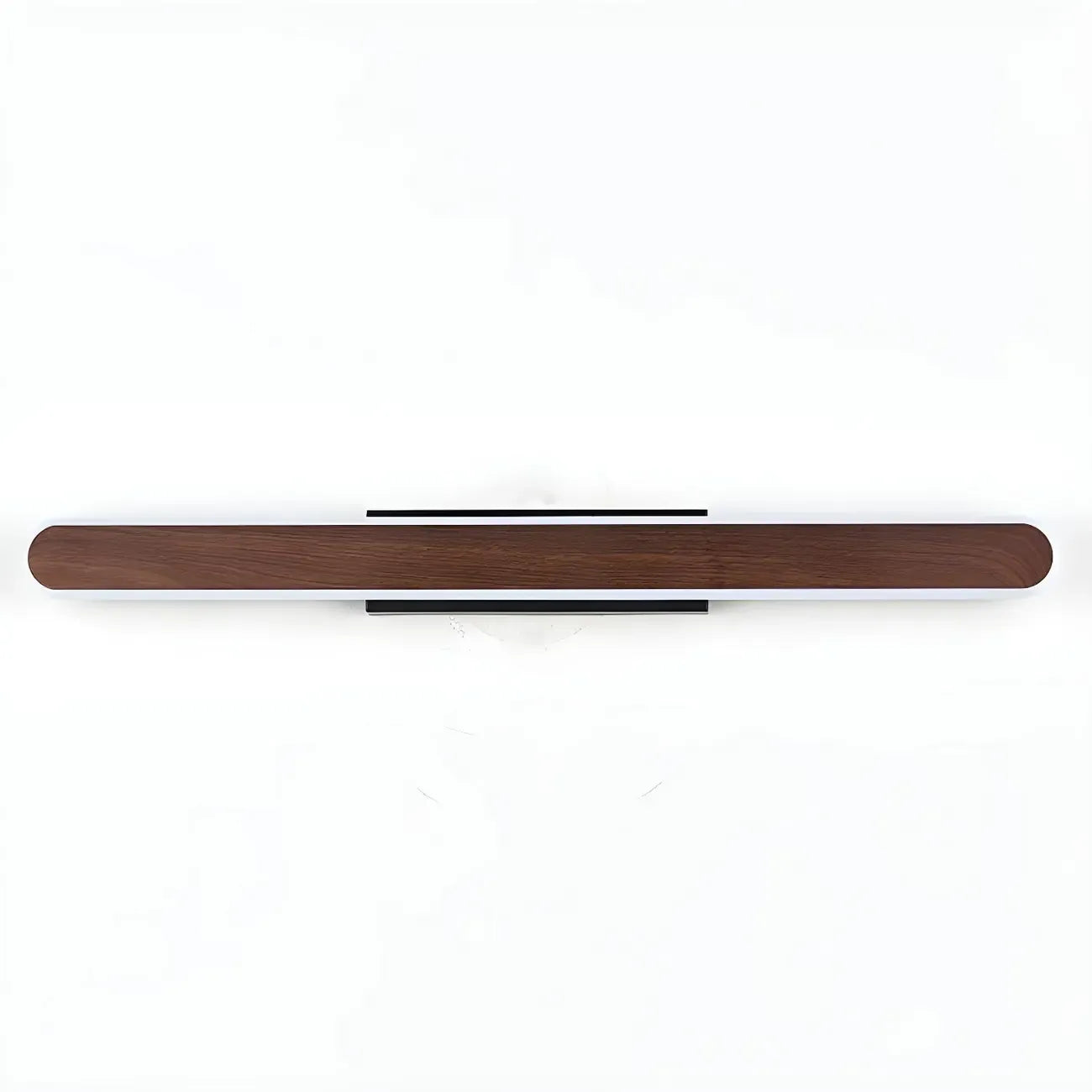 Modish Walnut Oval Acrylic LED Vanity Light