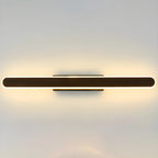 Modish Walnut Oval Acrylic LED Vanity Light