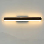 Modish Walnut Oval Acrylic LED Vanity Light