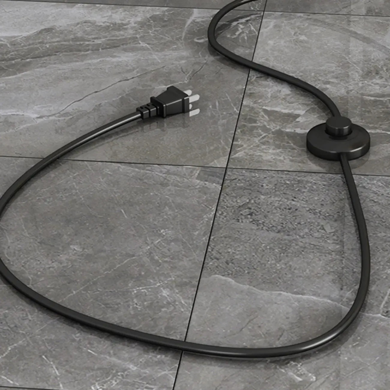 Modern Adjustable Height Metal Arc Floor Lamp with Storage Shelf