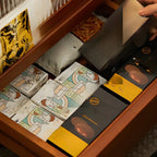 Compact Brown Solid Wood Bedside Storage Nightstand