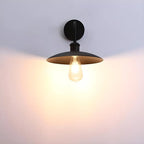 Industrial Black Metal Wall Light with LED for Outdoors