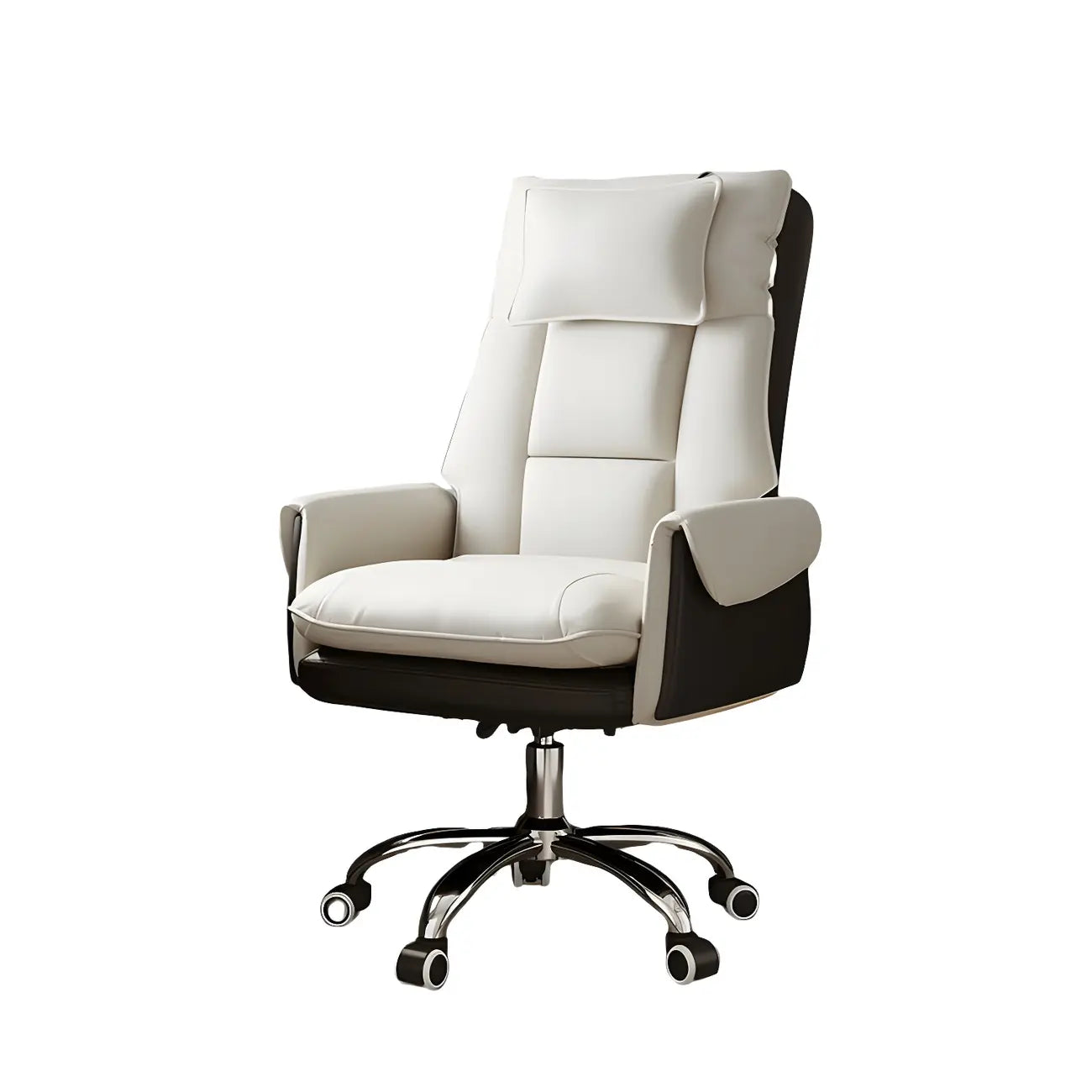 Modern High Back Ergonomic Leather Swivel Executive Office Chair