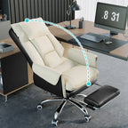 Modern High Back Ergonomic Leather Swivel Executive Office Chair