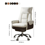 Modern High Back Ergonomic Leather Swivel Executive Office Chair