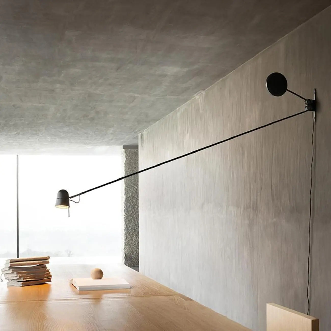 Plug-In Adjustable Swing Arm Wall Light for Modern Bedroom