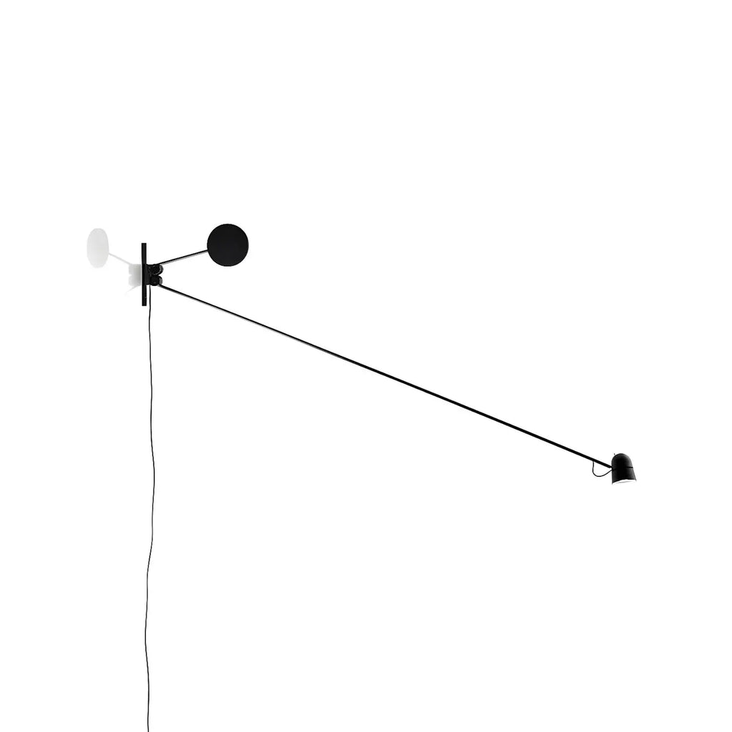 Plug-In Adjustable Swing Arm Wall Light for Modern Bedroom