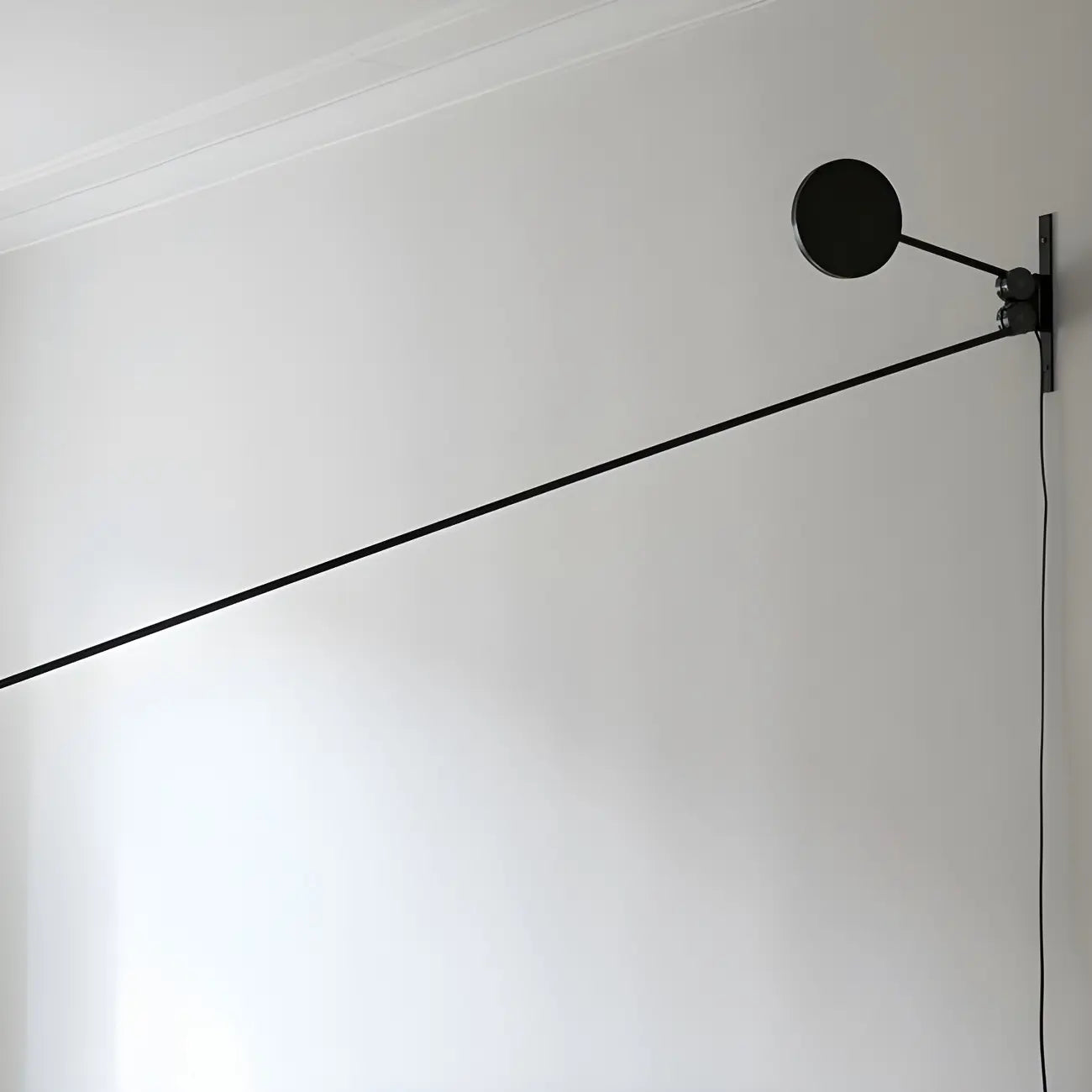 Plug-In Adjustable Swing Arm Wall Light for Modern Bedroom